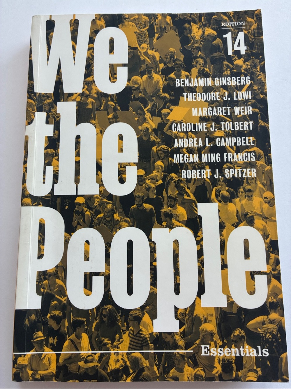 “We the People” U.S. Government Textbook, 14th Edition